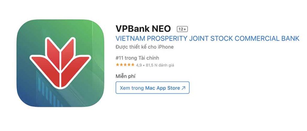 tải app vpbank neo
